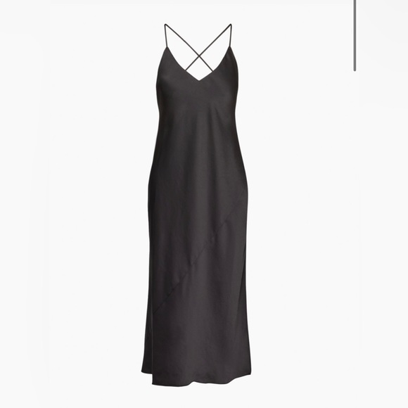 Aritzia Dresses Aritzia Wilfred Only Slip Midi Dress Poshmark
